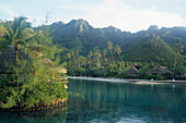 Wasserbungalows,InterContinental Beachcomber Resort, Moorea, Französisch Polynesien