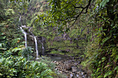 Wasserfall entlang die Straße nach Hana, Maui, Hawaii, USA