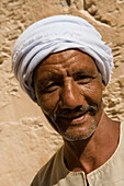 Friendly Egyptian Tour Guide, Valley of the Kings, near Luxor, Egypt