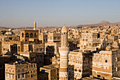 Traditionelle Häuser in der Altstadt von Sana'a, Sana'a, Jemen