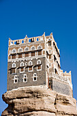 Dar al-Hajar Felsenpalast, Wadi Dhar, in der Nähe von Sana'a, Jemen