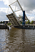 Zugbrücke, Lemmer, Friesische Seen, Niederlande