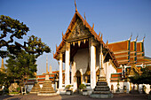 Part of Wat Pho, The Temple of the Reclining Buddha, the largest and oldest wat in Bangkok, Bangkok, Thailand