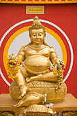 Gilded Buddhist statue, Wat Suthat, Bangkok, Thailand
