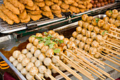 Thai food offered at Suan Chatuchak Weekend Market, Bangkok, Thailand