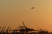 Container, terminal, harbor, port of Hamburg, Airbus Beluga, Hamburg