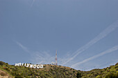 Hollywood sign, emblem, Los Angeles, L.A., Caifornia, U.S.A., United States of America
