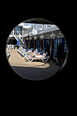 sun deck, cruise ship MS Delphin Renaissance, Cruise Bremerhaven - South England, England