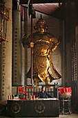 Temple guards at the Great Hall, Nan Yue Miao, Heng Shan South, Hunan province, China, Asia
