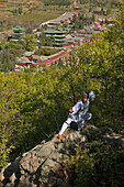 Kung Fu master, Shi Yanwen, near Shaolin monastery, Song Shan, Henan province, China, Asia