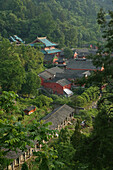 Purple Cloud temple, Zi Xiao Gong, Mount Wudang, Wudang Shan, Taoist mountain, Hubei province, UNESCO world cultural heritage site, birthplace of Tai chi, China