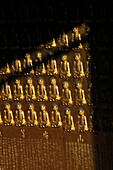 Golden Halle,  Xiantong Monastery, Wutai Shan ,Goldene Halle in Bronze, Buddhafiguren, Figuren des Bodhisattva, Manjusri, Wenshu, Xiantong Kloster, Wutai Shan, Taihuai Stadt, Provinz Shanxi, China, Asien