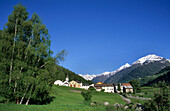 Weiler Sur En mit Silvrettabergen, Unterengadin, Graubünden, Schweiz