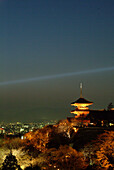 Sunset at Kiyomizu-dera Temple, Kyoto, Japan