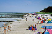 Strand von Zingst, Ostsee, Mecklenburg-Vorpommern, Deutschland