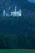 Schloss Neuschwanstein, Romantische Strasse, Königsschlösser, König Ludwig, Schwangau, Füssen, Alpen, Allgäu, Oberbayern, Bayern, Deutschland
