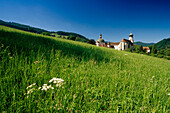 St. Trudpert Cloister in Muenstertal, Black Forest, Baden-Wuerttemberg, Germany