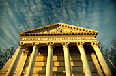 Portico of the Old City Library, Frankfurt am Main, Hesse, Germany