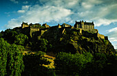 View of Edinburgh Castle, Edinburgh, Scotland, Great Britain