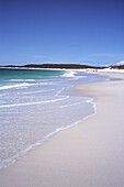 Ein Strand bei Purdon Bucht, Bay of Fires Walk, Tasmanien, Australien