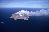Aerial Photo of White Island Volcano, Near Bay of Plenty, North Island, New Zealand
