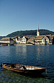 View of Stein am Rhein, Kanton Schaffhausen, Switzerland