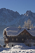 Traditional house in Gosau, Austria