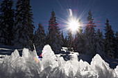 Ice crystals, Kasberg, Austria