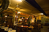 View inside empty Les Halles, health-food shop and restaurant, West Zurich, Zurich, Canton Zurich, Switzerland