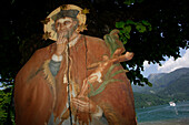 St. Gilgen and view of Lake Wolfgangsee, Salzburg, Austria