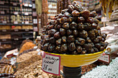 Dried Dates at Misir Carsisi Spice Bazaar, Istanbul, Turkey