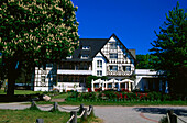 Restaurant and cloister Hitthim, Hiddensee Island, Mecklenburg-Western Pomerania, Germany, Europe