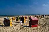 Beach, Langeoog, East Frisia, Germany