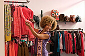 Boutique Karma, Friedrichstr. 28., Ecke Hohenzollernstr., Schwabing, München, Muenchen, Bayern, Deutschland, Shopping, Afro