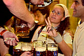 Barabara Stadlhuber, most photographed waitress at Oktoberfest Munich, Bavaria, Germany, Beer Tent