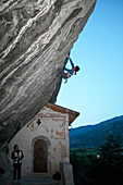 Man, Climber, Overhang, Night, Arco, Lago di Garda, Italy