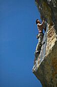 Man, Climber, checking, Gimmelwald, Lauterbrunnen, Switzerland