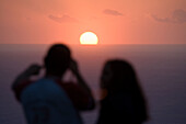 Sunset near Son Marroig, north coast, Majorca, Spain