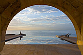 Hotel Maricel, Pool, Sonnenaufgang, Palma, Mallorca, Spanien