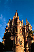 A church, Parroquia de S. Miguel Arcangel, San Miguel de Allende, Mexico