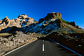 Las Canadas und El Sombrero, Parque Nacional del Teide, Teneriffa, Kanarische Inseln, Spanien, Europa