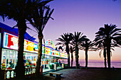 Gambling house, beach promenade, Playa de las Américas, Tenerife, Canary Islands, Atlantic Ocean, Spain