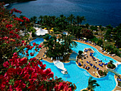 Pool area, Hotel Steigenberger near Puerto Rico, Gran Canaria, Canary Islands, Spain