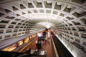 Das U-Bahn System, Washington Metro, Washington DC, Vereinigte Staaten von Amerika, USA