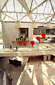Interior view of the National Gallery, Washington DC, America, USA