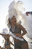 Brasilian Dance girl, Dance Group, performing at a Holiday Club, Belek, South Coast, Turkey