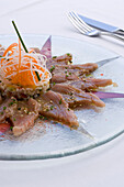 Tuna Sashimi, Restaurant Xopana, Choupana Hills Hotel, Funchal, Madeira, Portugal