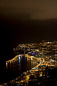 Funchal bei Nacht, Madeira, Portugal