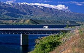 Bridge over Clyde Dam, New Zealand