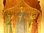 Fresko Madonna del Parto, Monterchi, (Arezzo), Tuscany, Italy